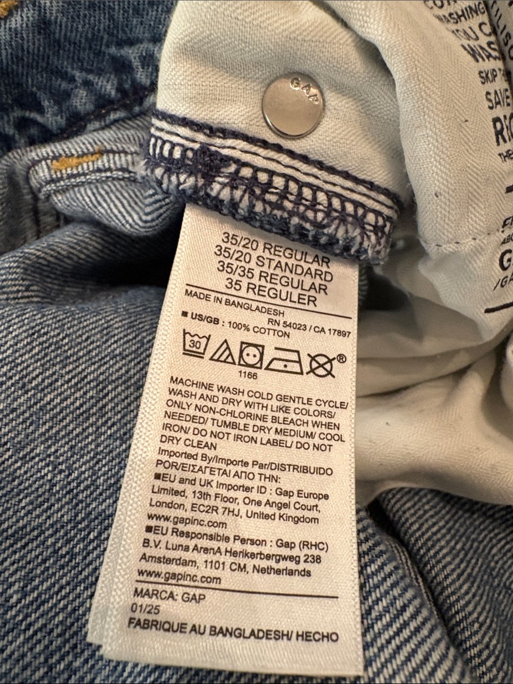 Gap Baggy Wide Leg Jeans - Picture 6 of 6